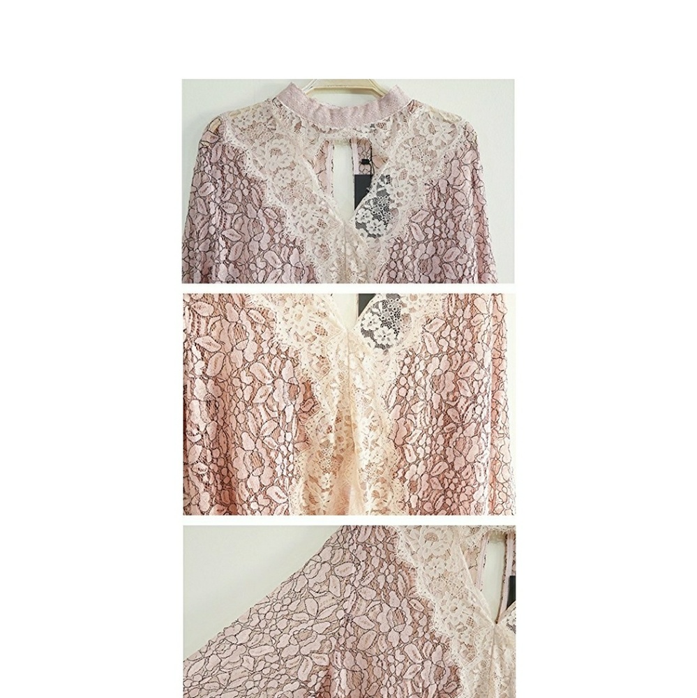 🌟🖤HP🖤 Blush Lace Tunic - Picture 6 of 6